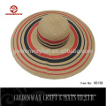 custom 2015 new designs cheap Ladies summer Fashion straw sun hat